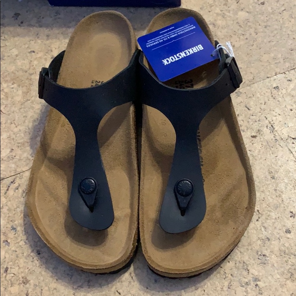 Birkenstock Gizeh Black 37 BRAND NEW